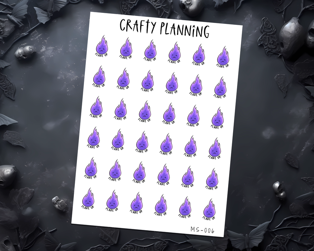 Flare Up - Mini Sticker Sheet