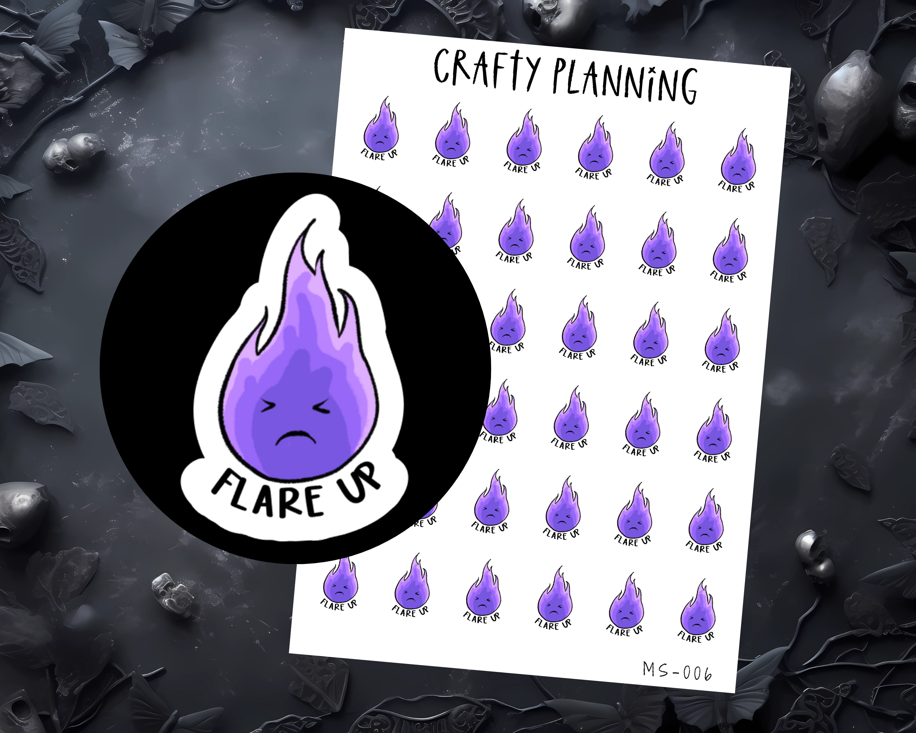 Flare Up - Mini Sticker Sheet