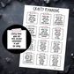 Positivity Sticky Notes - Mini Sticker Sheet