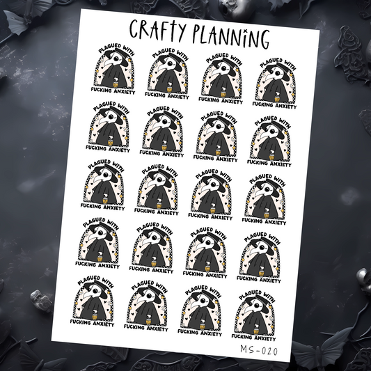 PLAGUED WITH FUCKING ANXIETY