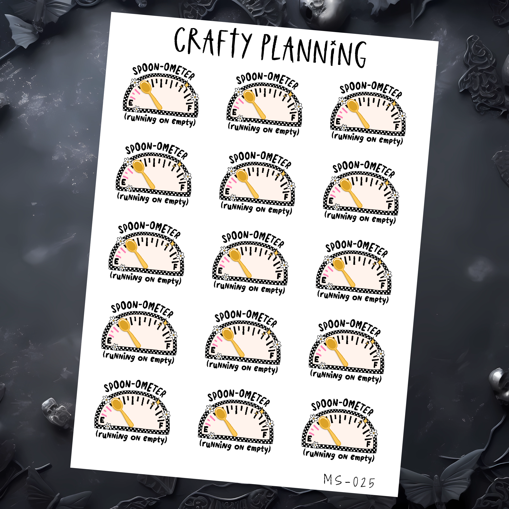 SPOON-OMETER STICKERS