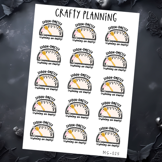 SPOON-OMETER STICKERS