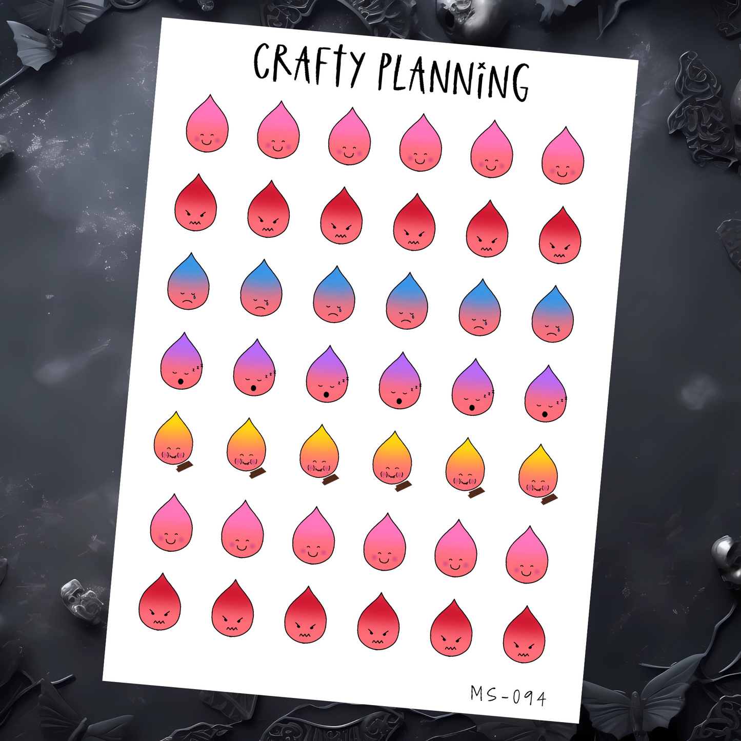 PERIOD STICKERS