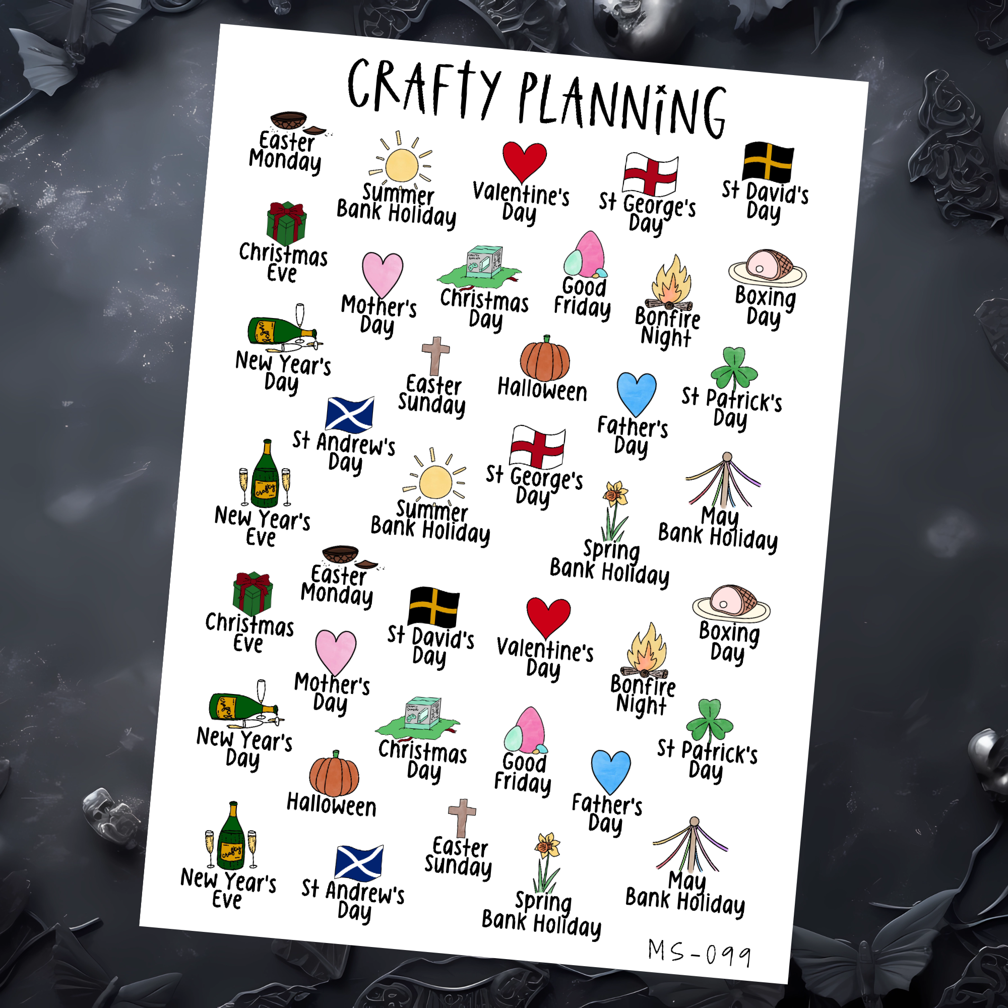 UK NATIONAL HOLIDAYS - TEENI SIZE