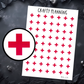 RED CROSS STICKERS