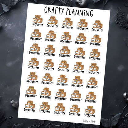 DECLUTTER STICKERS