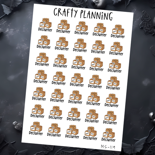 DECLUTTER STICKERS