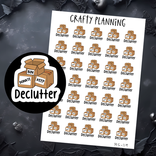 DECLUTTER STICKERS