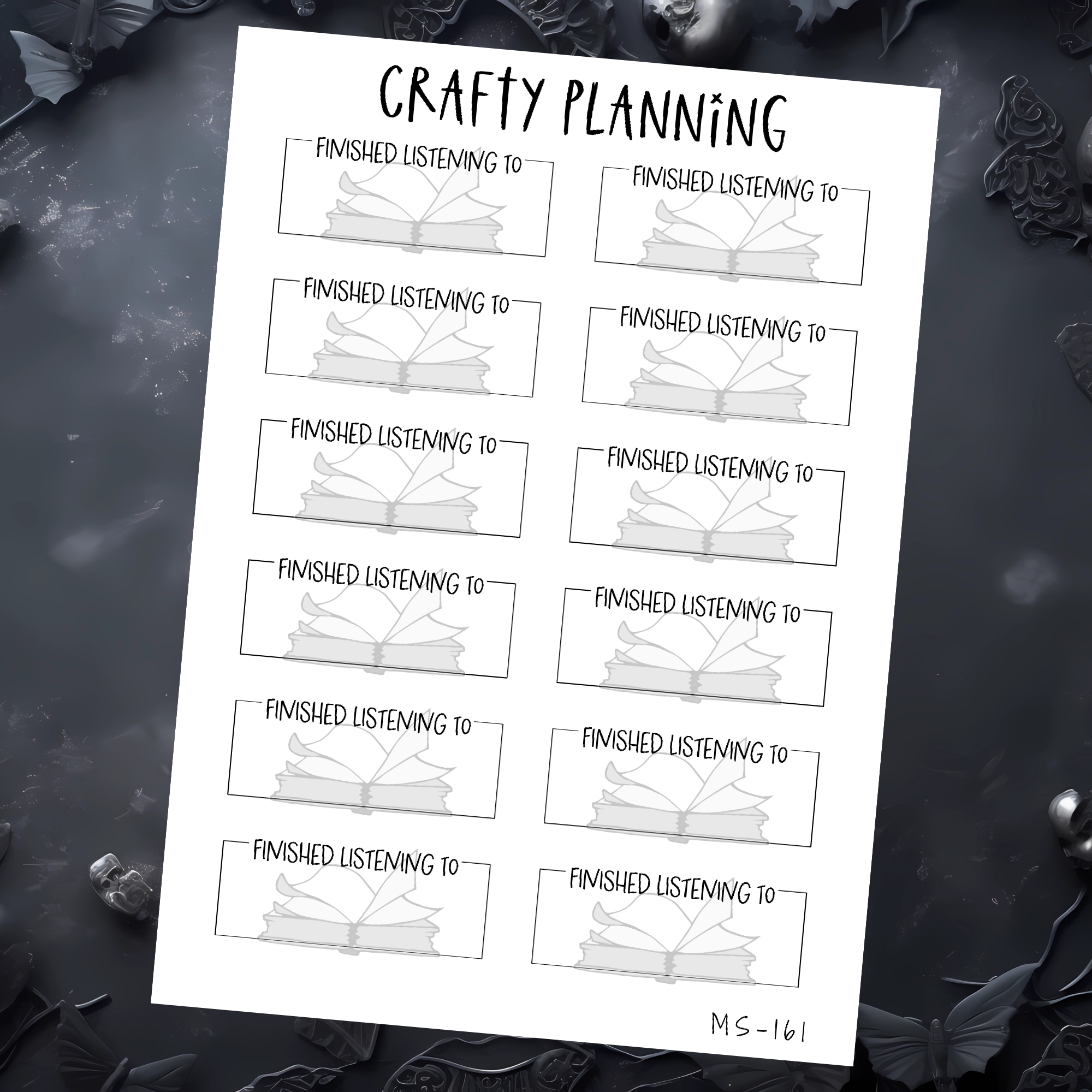 FINISHED LISTENING TO (AUDIOBOOK)