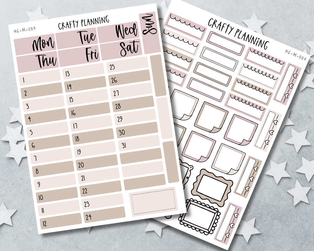 Neutral Monthly - Hobonichi Cousin