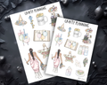 Spring Witch Planner Stickers – Ostara Pastel Matte Finish Decorative Sheet