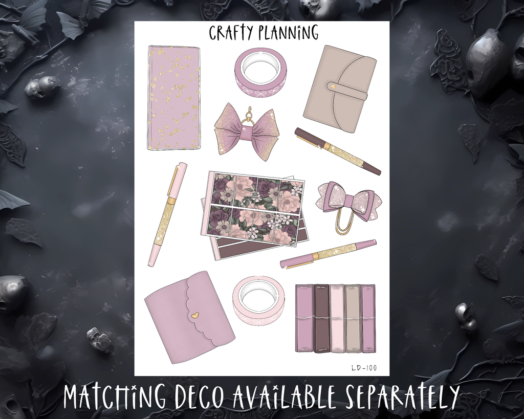 PINK & PURPLE - HOBONICHI COUSIN DAILY KIT SET