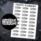 Script 3 - Custom Scripts - Mini Sticker Sheet