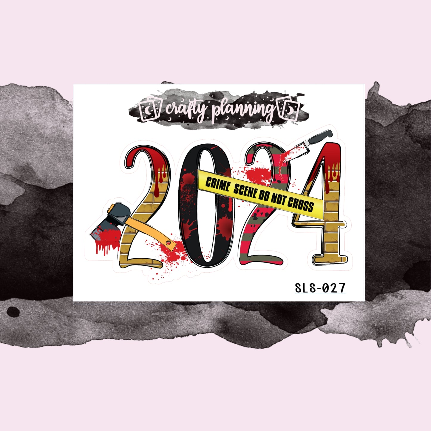 True Crime 2024 Sticker - Single Large Sticker