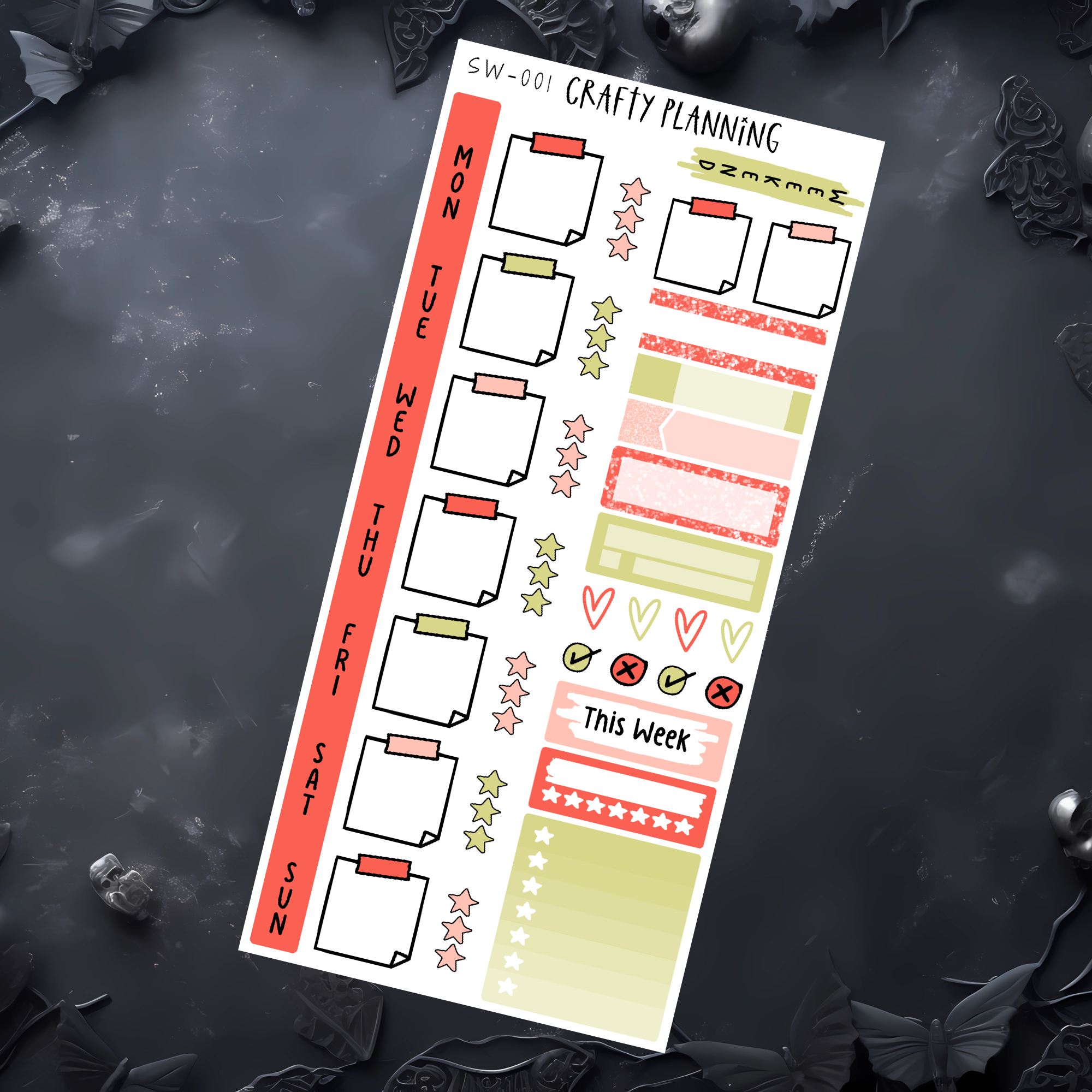 BOOKISH STRAWBERRY BEAR - STERLING INK WEEKS N2