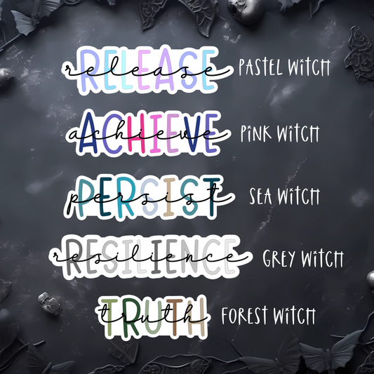 WORD OF THE YEAR 2026 VINYL STICKER