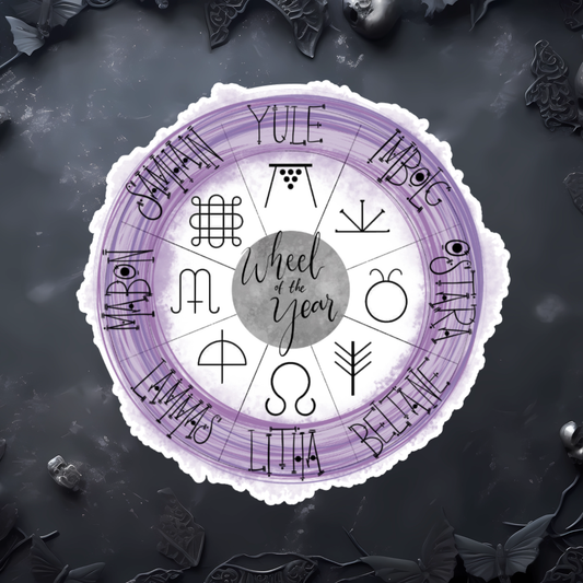 WHEEL OF THE YEAR VINYL STICKER