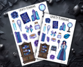 Witchcraft Planner Stickers – Witchcraft Journal Matte Finish Decorative Sheet - Design 1