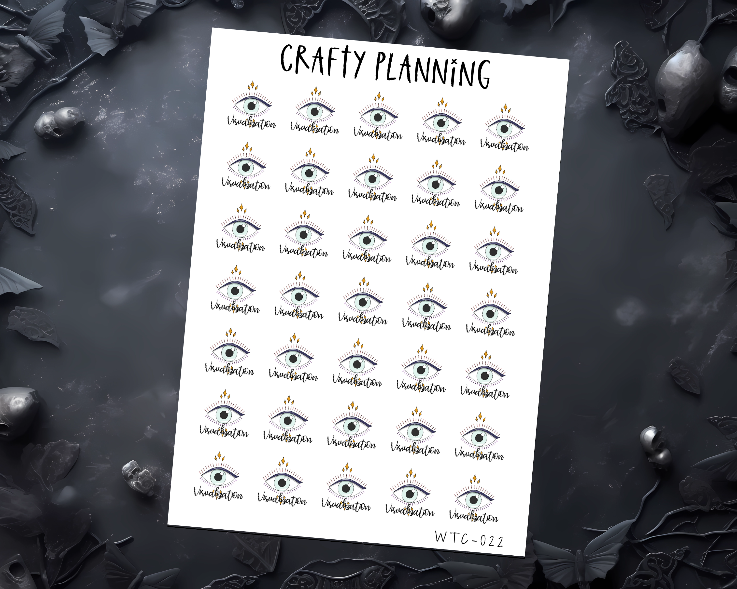 Visualization Stickers, Witchcraft Supplies For Planners & Grimoires