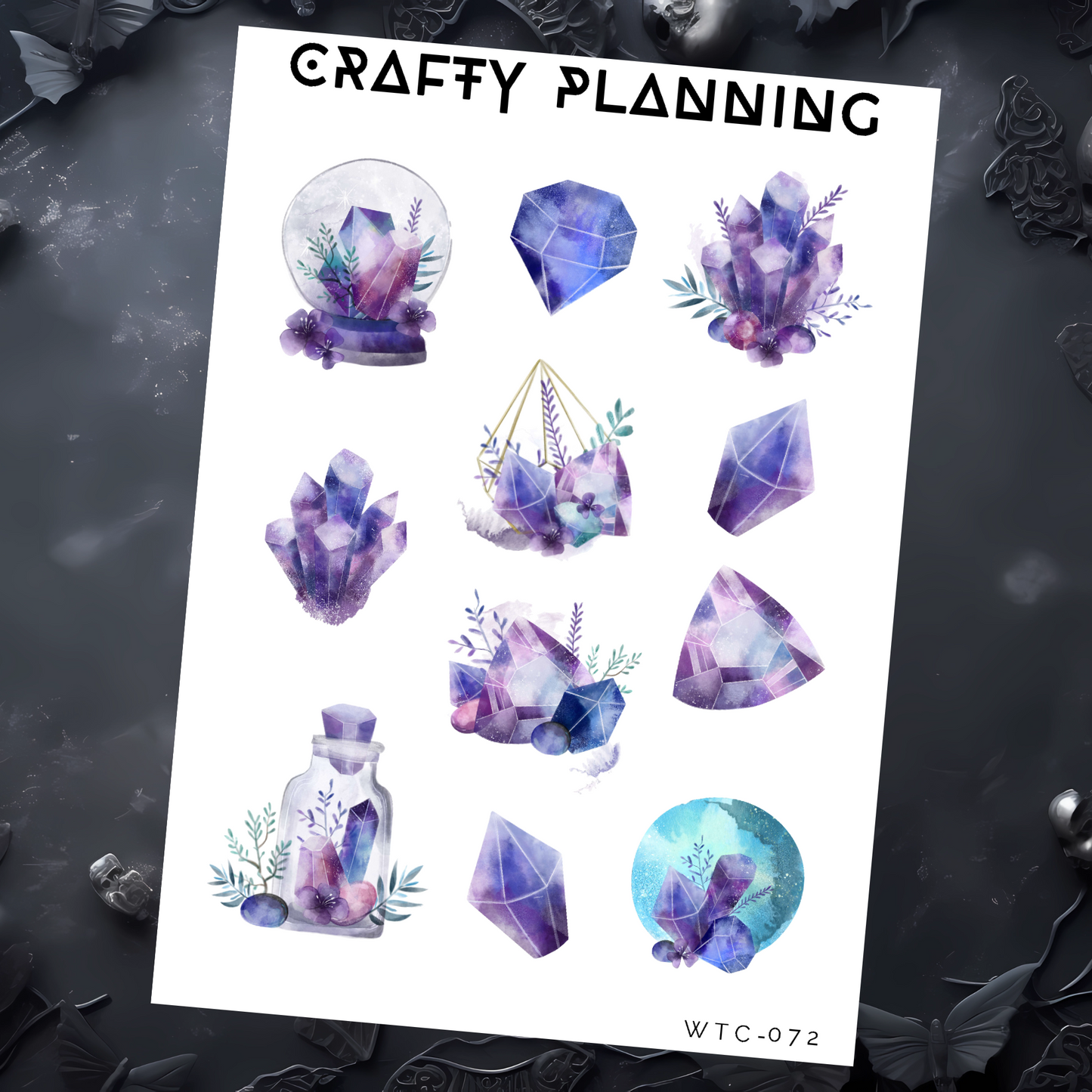 Crystal Deco - Mini sticker sheet