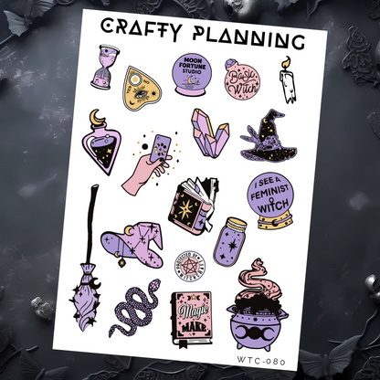 Basic Witch Deco - Sticker Sheets