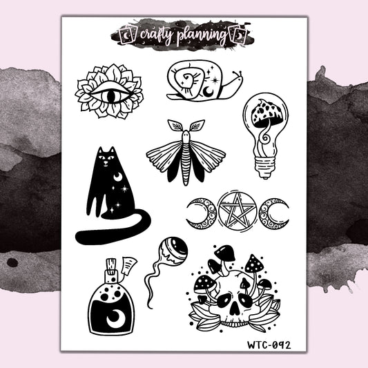 Gothic Deco - Mini Sticker Sheet