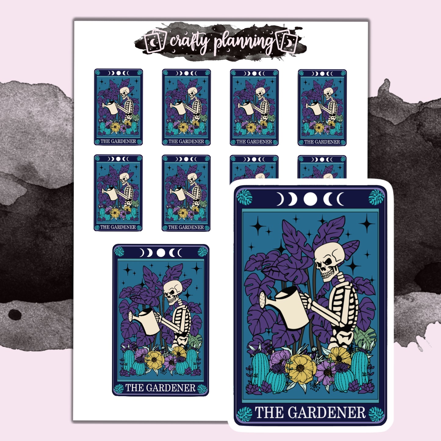 The Gardener Tarot - Mini Sticker Sheet