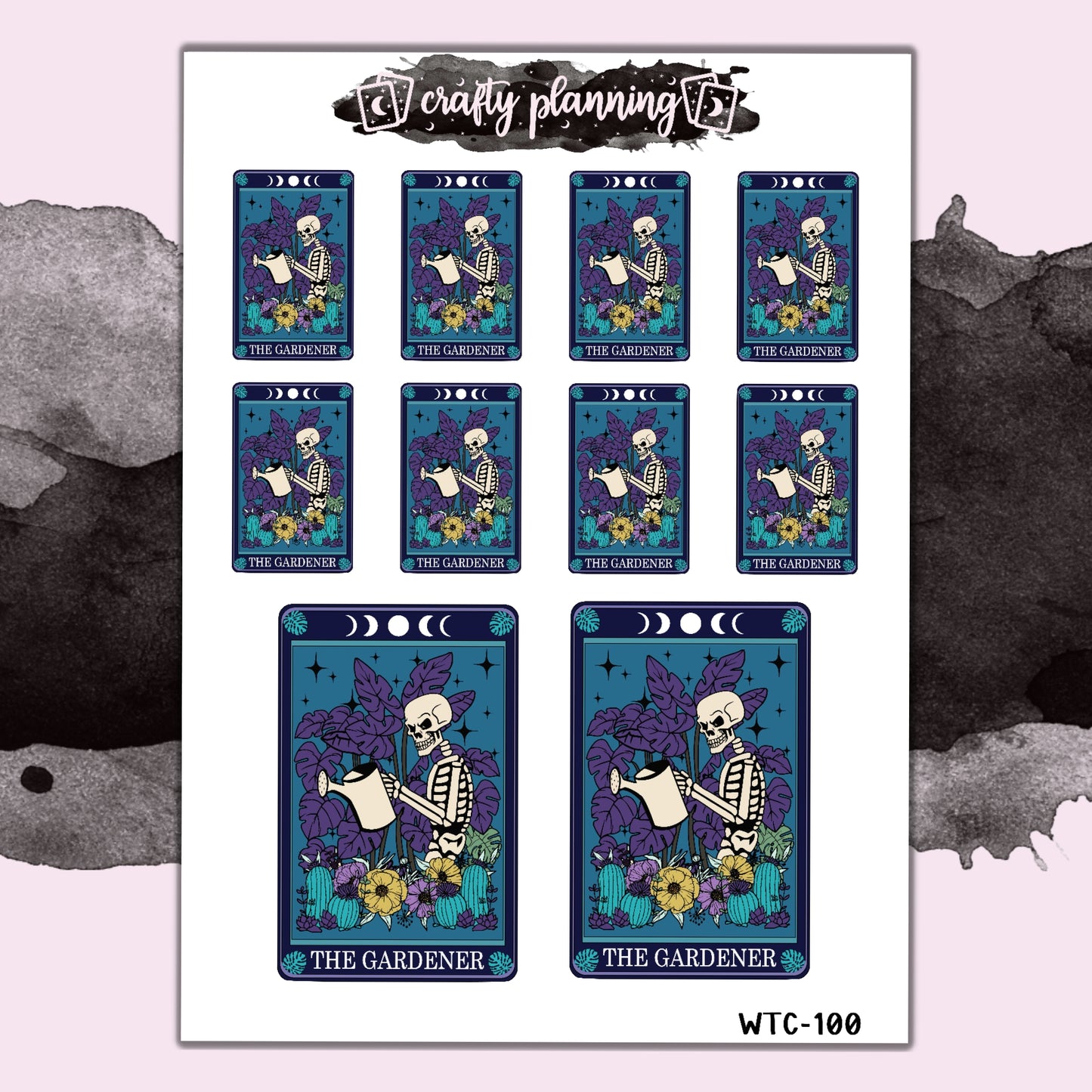 The Gardener Tarot - Mini Sticker Sheet