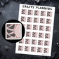 Bat Planners - Mini Sticker Sheet