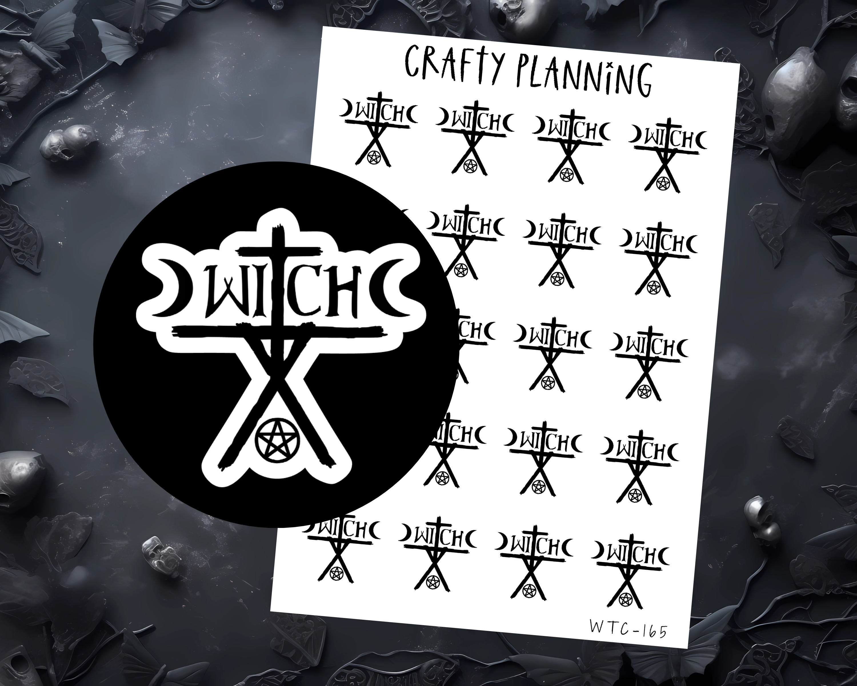 Witch Stickers - Mini Sticker Sheet