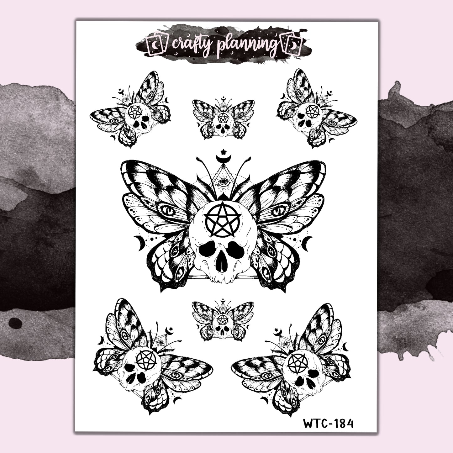 Death Moths - Mini Sticker Sheet