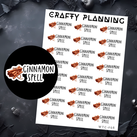 Cinnamon Spell - Mini Sticker Sheet