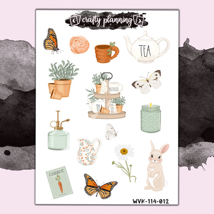 Spring Garden - Deco Sticker Sheet