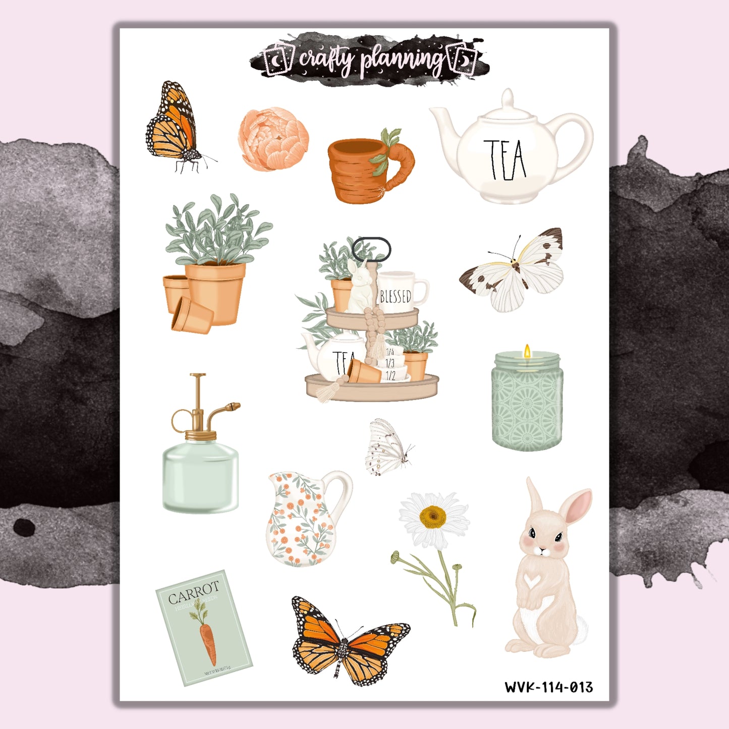 Spring Garden - Deco Sticker Sheet