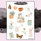 Spring Garden - Deco Sticker Sheet