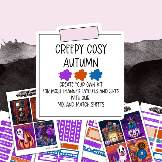 Creepy Cosy Autumn - Vertical Planner - Mix & Match Kits