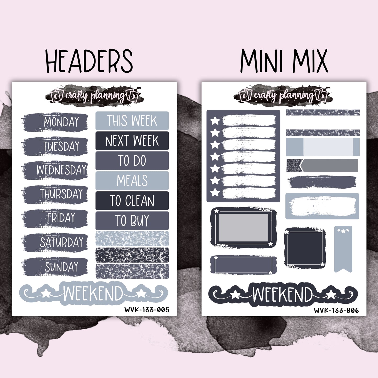 Haunted - Vertical Planner - Mix & Match Kits