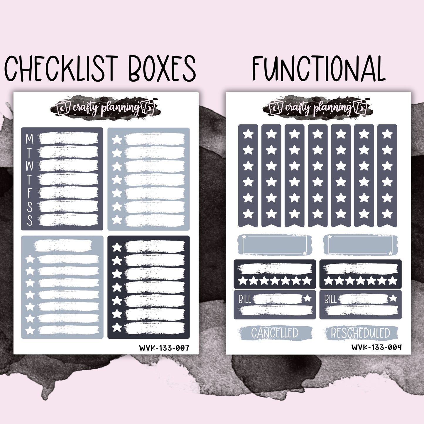 Haunted - Vertical Planner - Mix & Match Kits