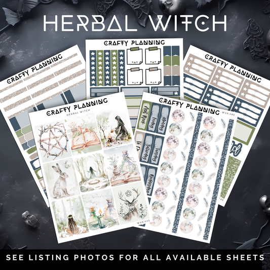 Herbal Witch - Weekly Vertical Planner Kit