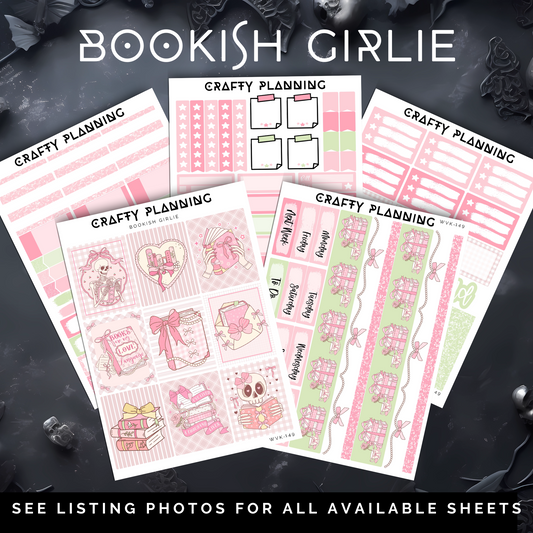 Bookish Girlie - Weekly Vertical Planner Kit
