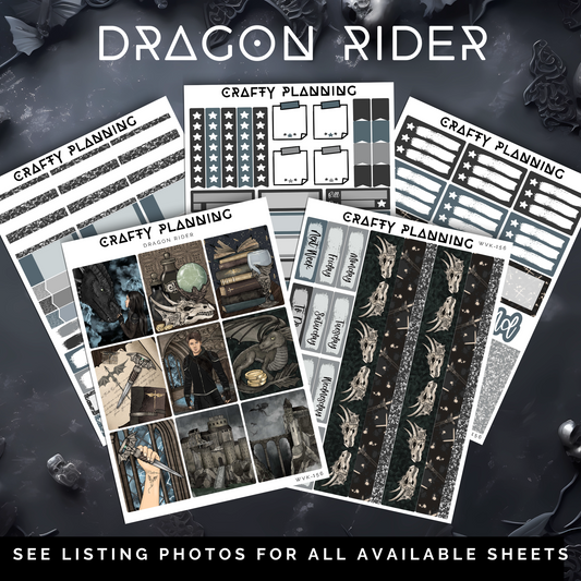 Dragon Rider - Weekly Vertical Planner Kit
