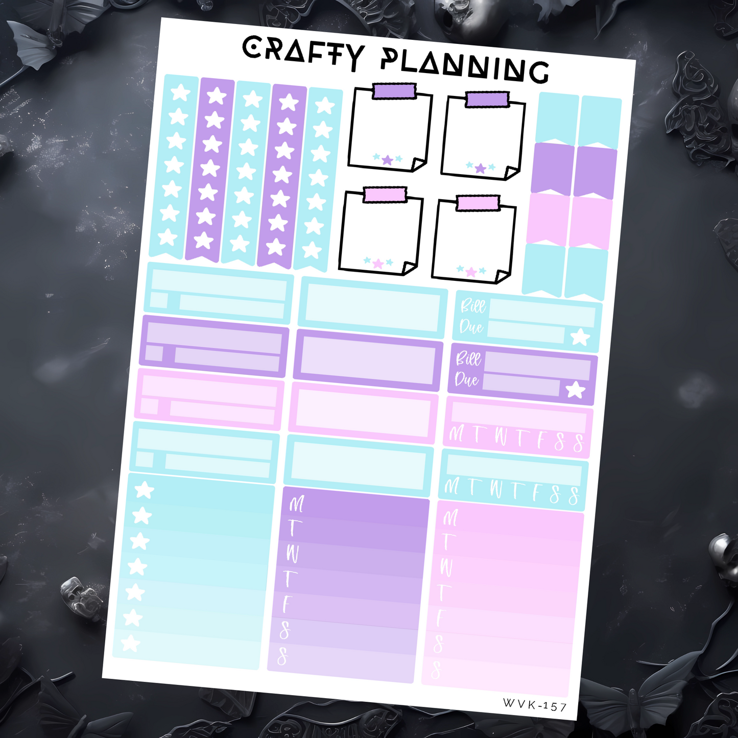 Selenophile - Weekly Vertical Planner Kit