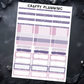 Lilac Noir - Weekly Vertical Planner Kit