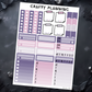 Lilac Noir - Weekly Vertical Planner Kit