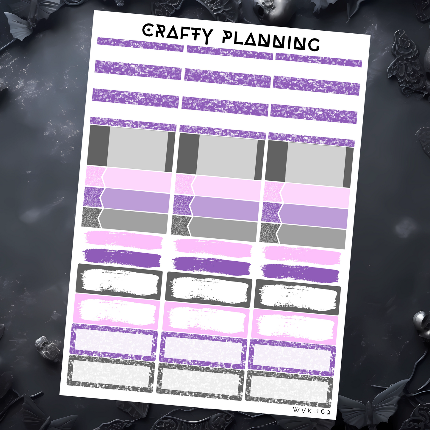 CREEPIN' SEASON - Weekly Vertical Planner Kit