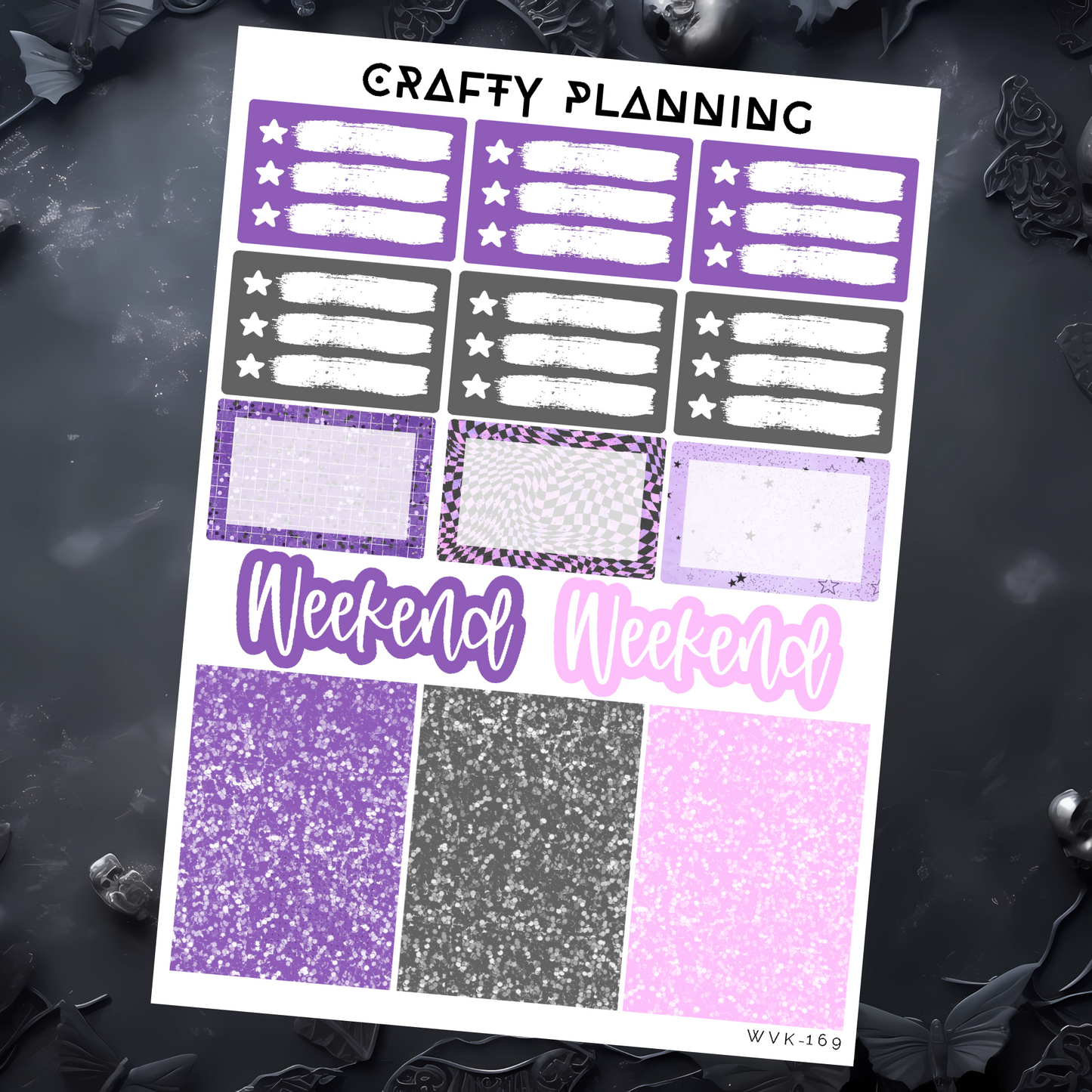 CREEPIN' SEASON - Weekly Vertical Planner Kit