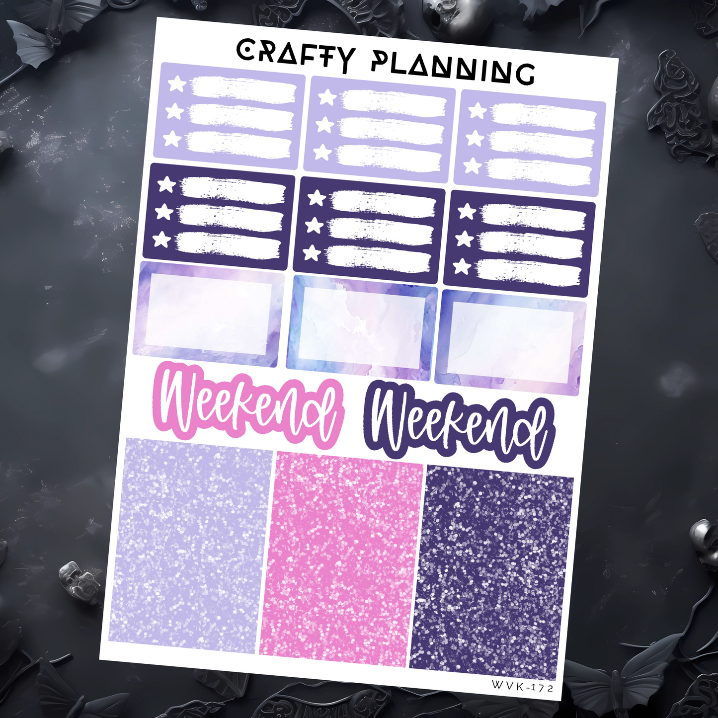 GOTHIC NEW YEAR - Weekly Vertical Planner Kit