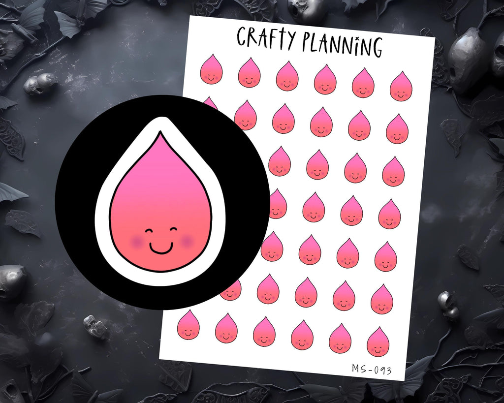 Period Tracker Stickers – Menstruation & Cycle Tracking Planner Labels