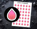 Period Tracker Stickers – Menstruation & Cycle Tracking Planner Labels