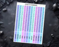 2026 Planner Stickers - Hobonichi Cousin & Kinbor Weeks Functional Planner Sticker Sheets